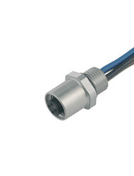 Złącze wielostykowe przemysłowe 4-pinowe M5, panelowe Gniazdo binder