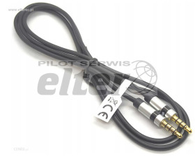 Kabel Jack AUX 3,5mm wt/wt 3,0m 4pin SLIM