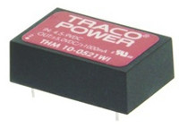 Przetwornica DC-DC, 10W, Uwe 4,5 → 9 V DC, Uwy ±12V dc, Iwy ±416mA Nie, TRACOPOWER Tak