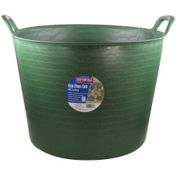 Faithfull FAIECOFLXG42 Eco Flex Tub 42 litre - Recycled Green