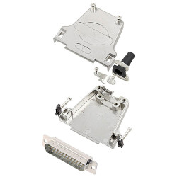 Encitech 6355-8045-03 DTZF25-DMP-W-K D-Sub Pin Strip 25 Pins Solder Bucket