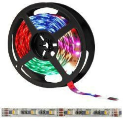 Taśma 12VDC 60 led 5050 4-chip RGBCW 1m ip20 rgb + zimna biała rgb+6500K rgbi6500K