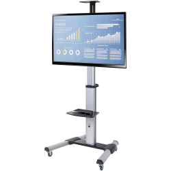SpeaKa Professional SP-6646940 PREM-LINE TV trolley tiltable swivelling height