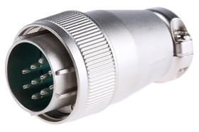 Złącze okrągłe 10-pinowe Miniature Kabel Wtyk JAE Męski SRCN