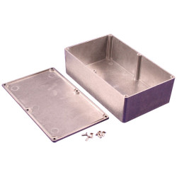 Hammond 1590DE Diecast Enclosure Natural (187.5 x 119.5 x 37mm)