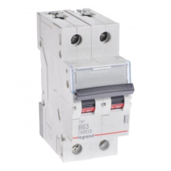 Wyłącznik nadprądowy 2P B 63A 6kA AC S302 TX3 403393