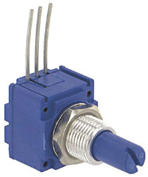 Potencjometr 500kΩ typ Obrotowy Bourns średnica wału 6,35 mm 2W długość wału 22.2mm Montaż panelowy