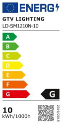 Żarówka LED GU10 10W 720lm 6400K AC180-250V 120st. LD-SM1210Z-10