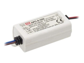 APC-8-500 Zasilacz impulsowy, LED, 8W, 8÷16VDC, 500mA, 90÷264VAC, 127÷370VDC
