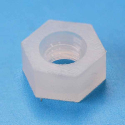 M2 Nylon Hexagonal Nut - Pack of 100