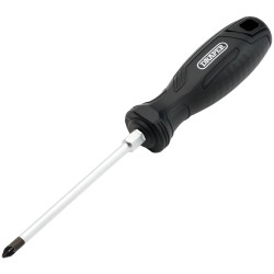 Draper 13514 Pozi Hard Grip Screwdriver, PZ1 x 100mm - 13514