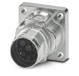 Złącze wielostykowe przemysłowe 9-pinowe M17 Montaż przedni Gniazdo Phoenix Contact