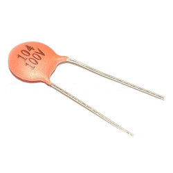 100nF 100V 104 Ceramic Capacitor THT - 10 pcs