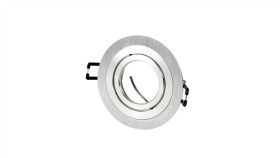 Led Line Oprawka Sufitowa Oczko Okrągła Ruchoma Slim Srebro Szcz Orosa 5 Lat...