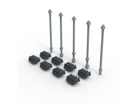 XL3s zestaw adapterów do szyn cu 75-125x5 mm 339937 LEGRAND