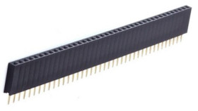 Header 40 pins zwart female