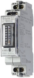 Energy meter, 1-phase, (L x W x H) 88.6 x 17.5 x 59.5 mm, 7E.13.8.230.0010