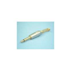 Wtyk JACK 6,3mm MONO nikiel na kabel typ 69