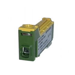 Listwa zaciskowa bezgwintowa LZB 14/ZŻ zielono - żółta /8