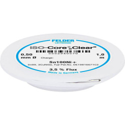 Felder 5552940570 ISO-Core Sn100Ni&#x2B; Solder Reel 0.5mm Lead-Free Solder Wire