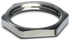 Nut, PG7, W 15 mm, H 2.8 mm, brass, 3241152