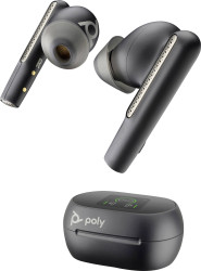 HP Voyager Free 60+ UC Earbuds Słuchawki douszne Bluetooth czarny redukcja szumów mikrofonu Walizka, ze stacją bazową Bl