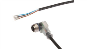 Złącze Kablowe Gniazdo Kątowe M12 4-Pinowe Druga Końcówa Niezarobiona 15M...