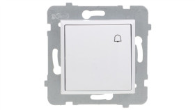Aria Przycisk /Dzwonek/ Biały Łp-6U/M/00