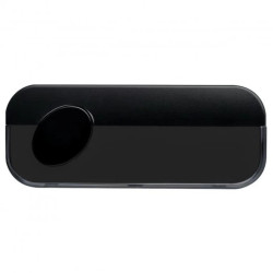 Przycisk dzwonkowy przewodowy, czarny,OR-DP-PD-1/B