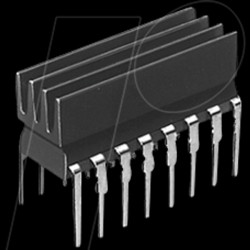 ICK 14 16 L Heat sink, 6.3 x 4.8 x 19 mm, for DIL-IC