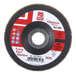 Tarcza ścierna Ściernica listkowa 125mm RS PRO 7mm Cyrkon