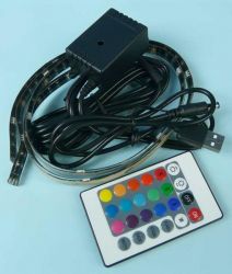 5050 ZESTAW 2 TAŚM LED RGB DO TV USB=PIL