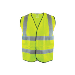 Scan OC-166-XXXL Hi-Vis Yellow Waistcoat - XXXL (56in)