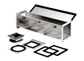 Pokrywa z zawiasem Pokrywa z zawiasem na sekcji prostej nVent HOFFMAN