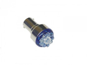 Żarówka LED P21W BA15S 1156 niebieska 12V 1156-12B