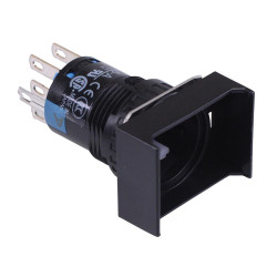 AL6H-A200 16mm Latching Rectangular illuminated Push Button Body DPDT IDEC