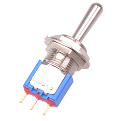 5237MADB APEM (On)-Off-(On) Momentary 12mm Miniature Toggle Switch SPDT