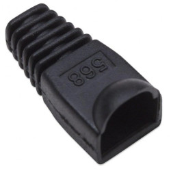 Osłonka wtyku RJ45 6.2mm czarna IWP-CBOOT-BK /10szt./