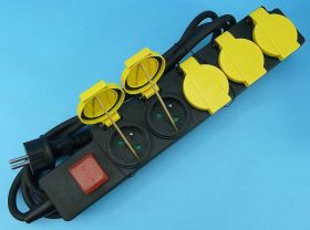 PRZEDŁUŻACZ 5xGN.OGRODOWY 3mb IP44