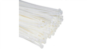 Opaska Zaciskowa Kablowa Mocna 2.5X150mm Biała 100 Sztuk Lumiled