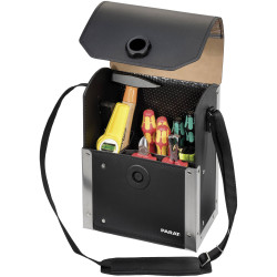 Parat 30.200-581 TOP-LINE Tool Bag Leather 17 Pockets Aluminium-Reinforced
