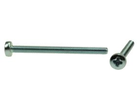 Wkręt; WKKM2530; M2,5; 30mm; 32mm; kulisty; philips (+); stal ocynkowana; BN384