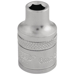 Draper Expert 16531 3/8&quot; Sq. Dr. 6 Point Metric Socket (6mm)