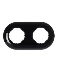 LOFT RAMKA PODWÓJNA 156x 85mm CZARNA JLM