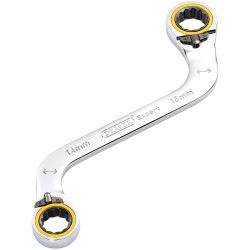 Draper Expert 03944 HI-TORQ&#xAE; 2-Ring R. S-Shape Spanner, 14x16mm
