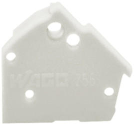 End plate for feed through terminal, 256-300