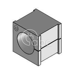 Moduł uszczelniający KT multi, mały, KT 2/2, z otworami 2x2-2 mm, 39935