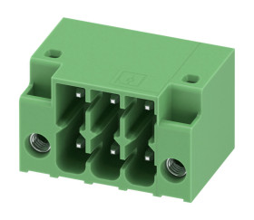 Złącze PCB 3 -pinowe raster 3.5mm 2 -rzędowe Wciskane Męski Phoenix Contact