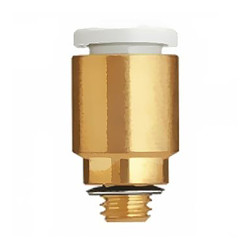 Złączka pneumatyczna NPT 1/8 męskie Wciskane 1/4 cala SMC Adapter gwintowany kolankowy NPT 1/8 męskie