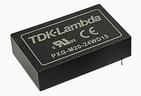 Przetwornica DC-DC, 15W, Uwe 9 → 36 V prądu stałego, Uwy ±12V dc, Iwy ±0.625A, TDK-Lambda